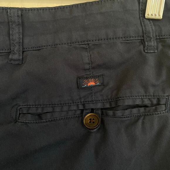Faherty Mens Size 29x30 Pants Cotton Blend Coastal Preppy Navy Blue - Picture 5 of 8